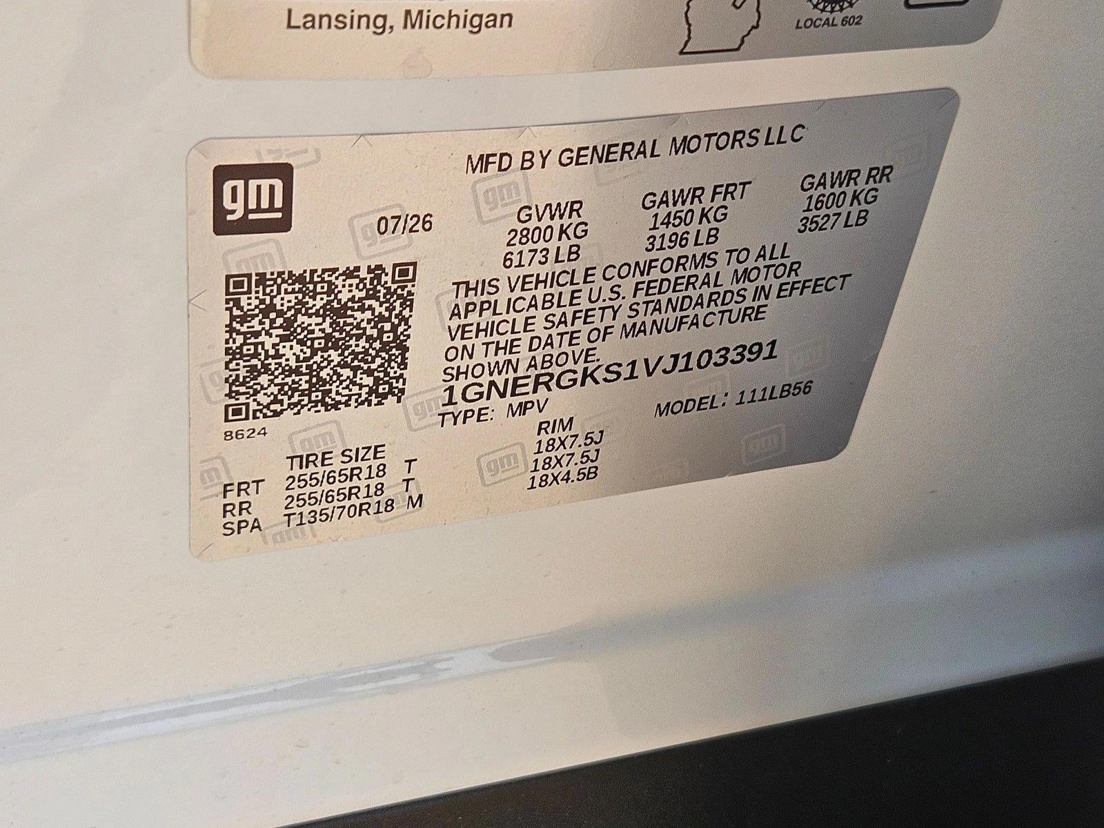 2027 Chevrolet Traverse LT