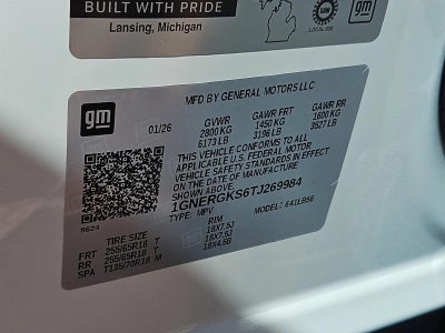 2026 Chevrolet Traverse LT