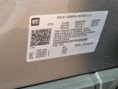 2026 Chevrolet Tahoe Z71