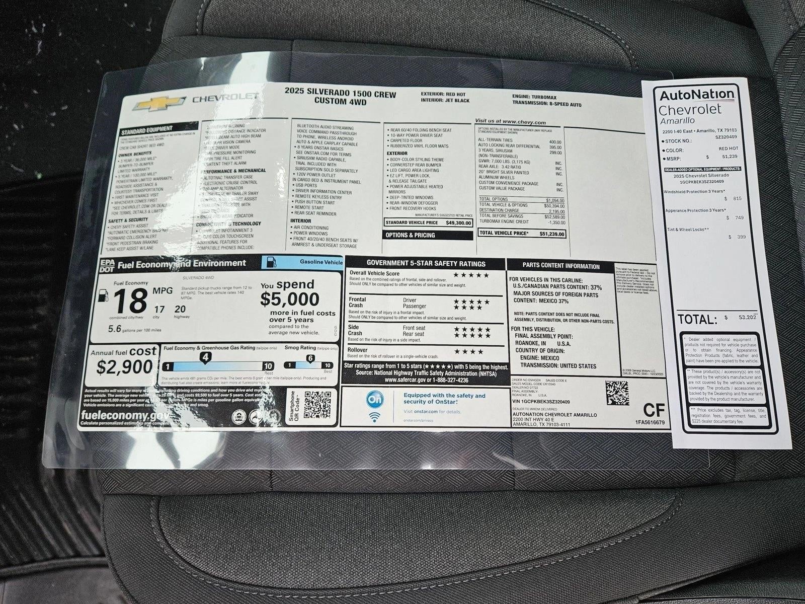 2025 Chevrolet Silverado 1500 Custom