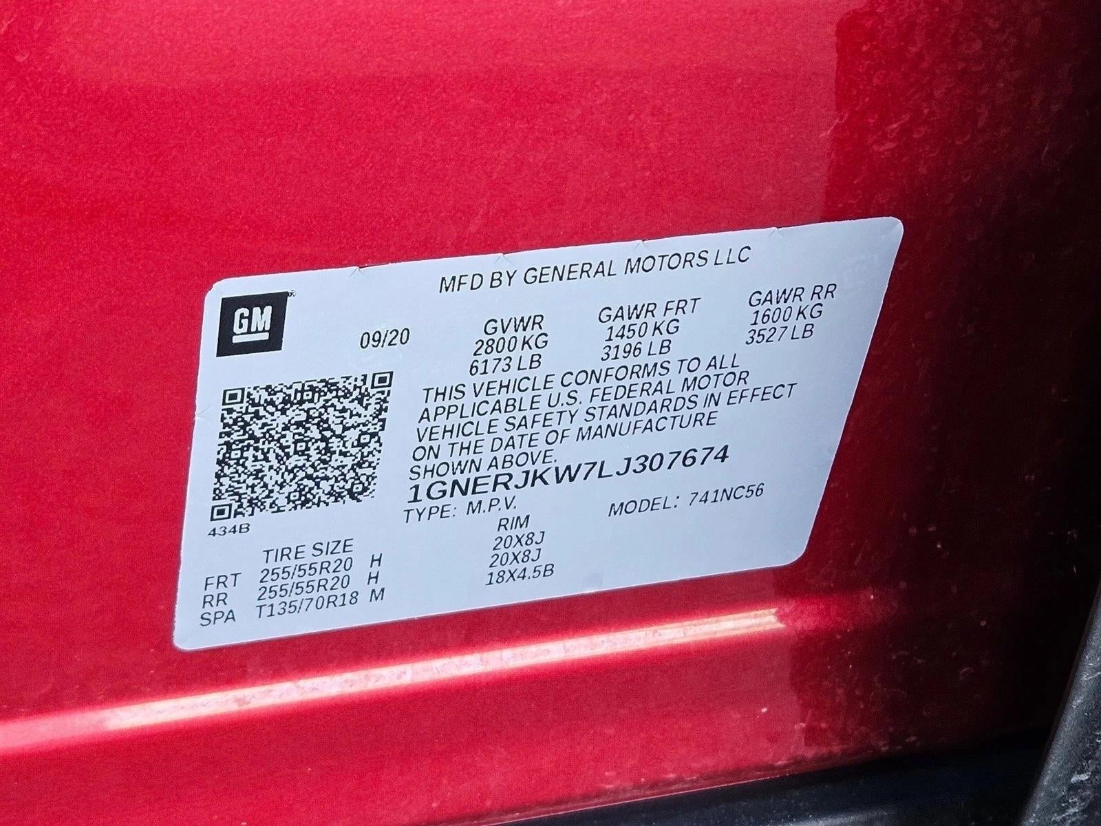 2020 Chevrolet Traverse RS