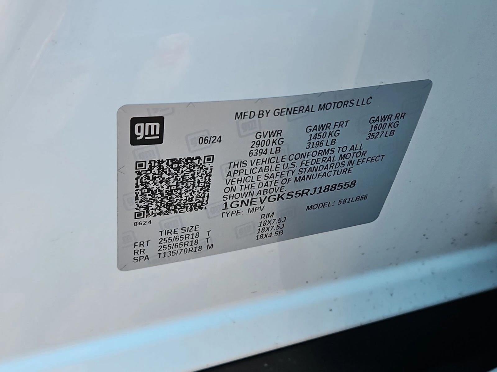 2024 Chevrolet Traverse LT
