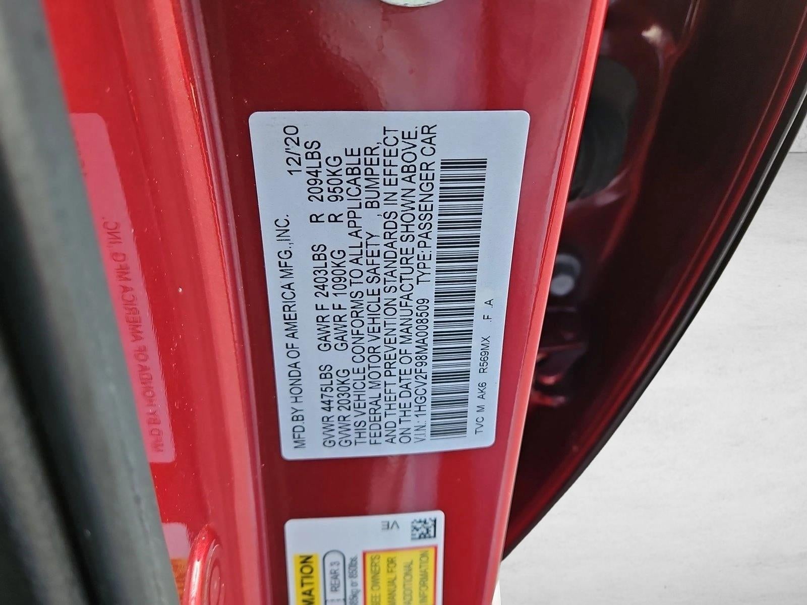 2021 Honda Accord Sedan Touring