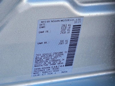 2024 Nissan Altima 2.5 SV