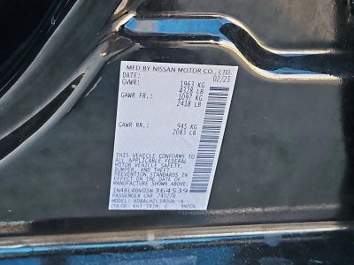 2025 Nissan Altima SV