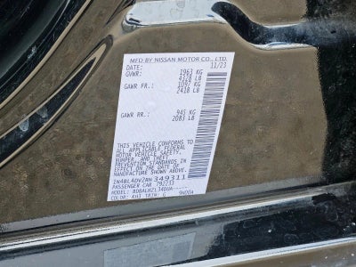 2024 Nissan Altima 2.5 SV