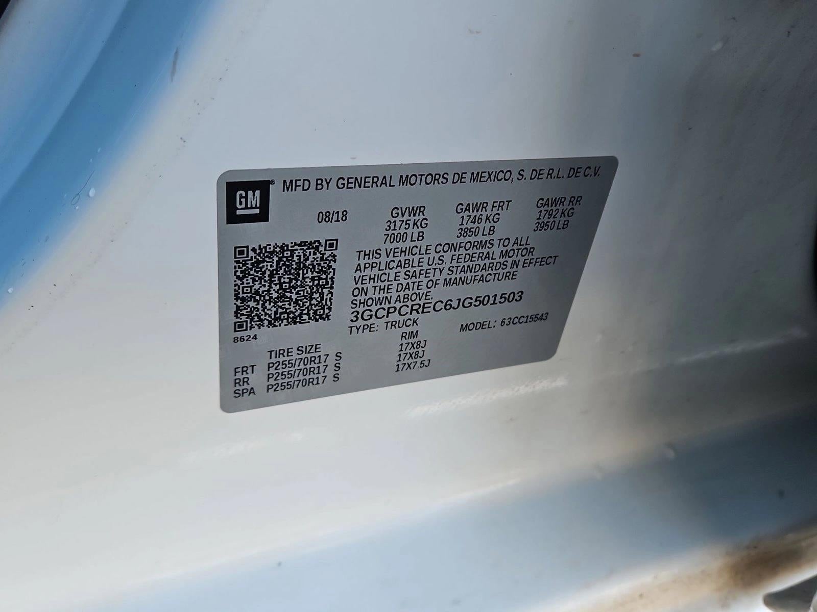 2018 Chevrolet Silverado 1500 LT