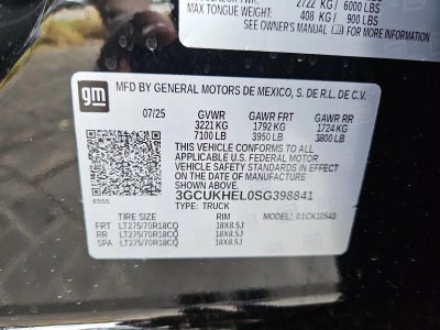 2025 Chevrolet Silverado 1500 ZR2