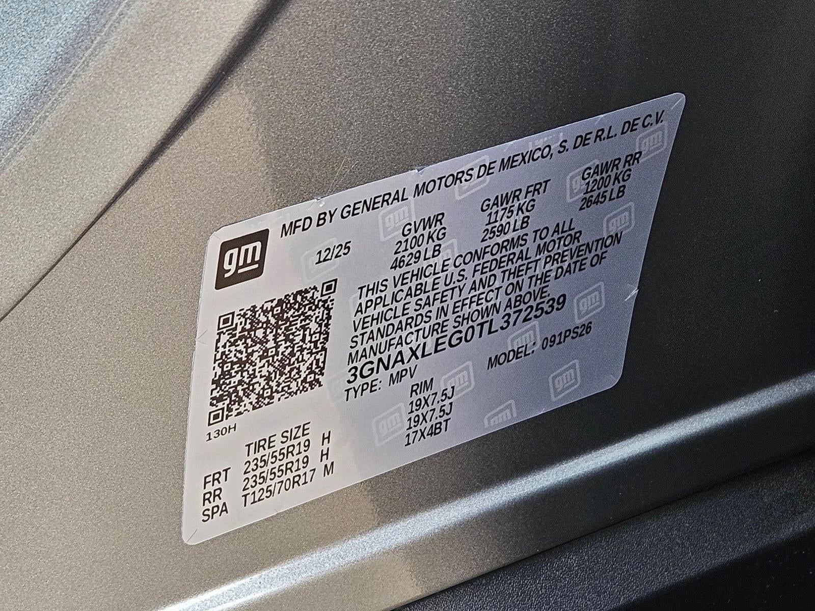 2026 Chevrolet Equinox RS