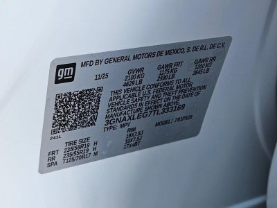 2026 Chevrolet Equinox RS