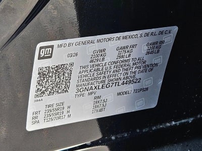 2026 Chevrolet Equinox RS