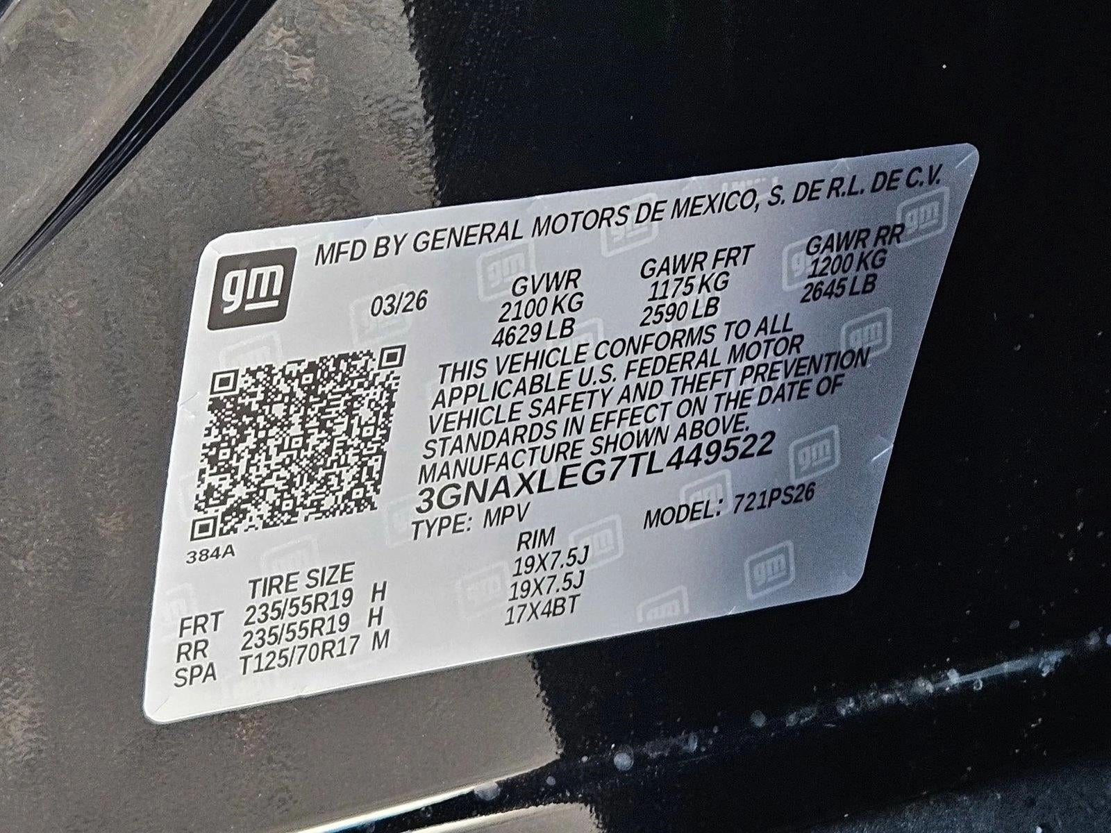 2026 Chevrolet Equinox RS