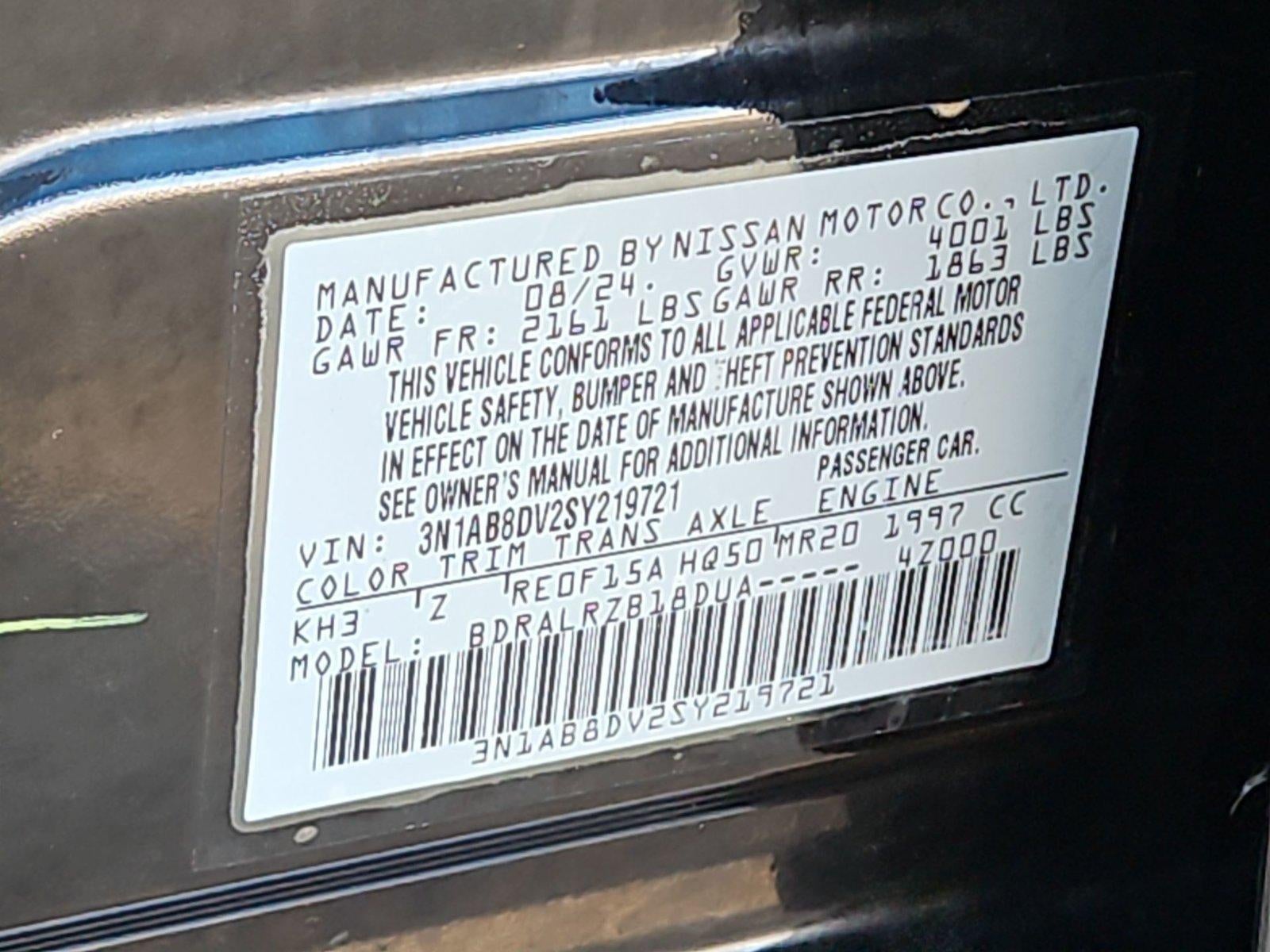 2025 Nissan Sentra SR