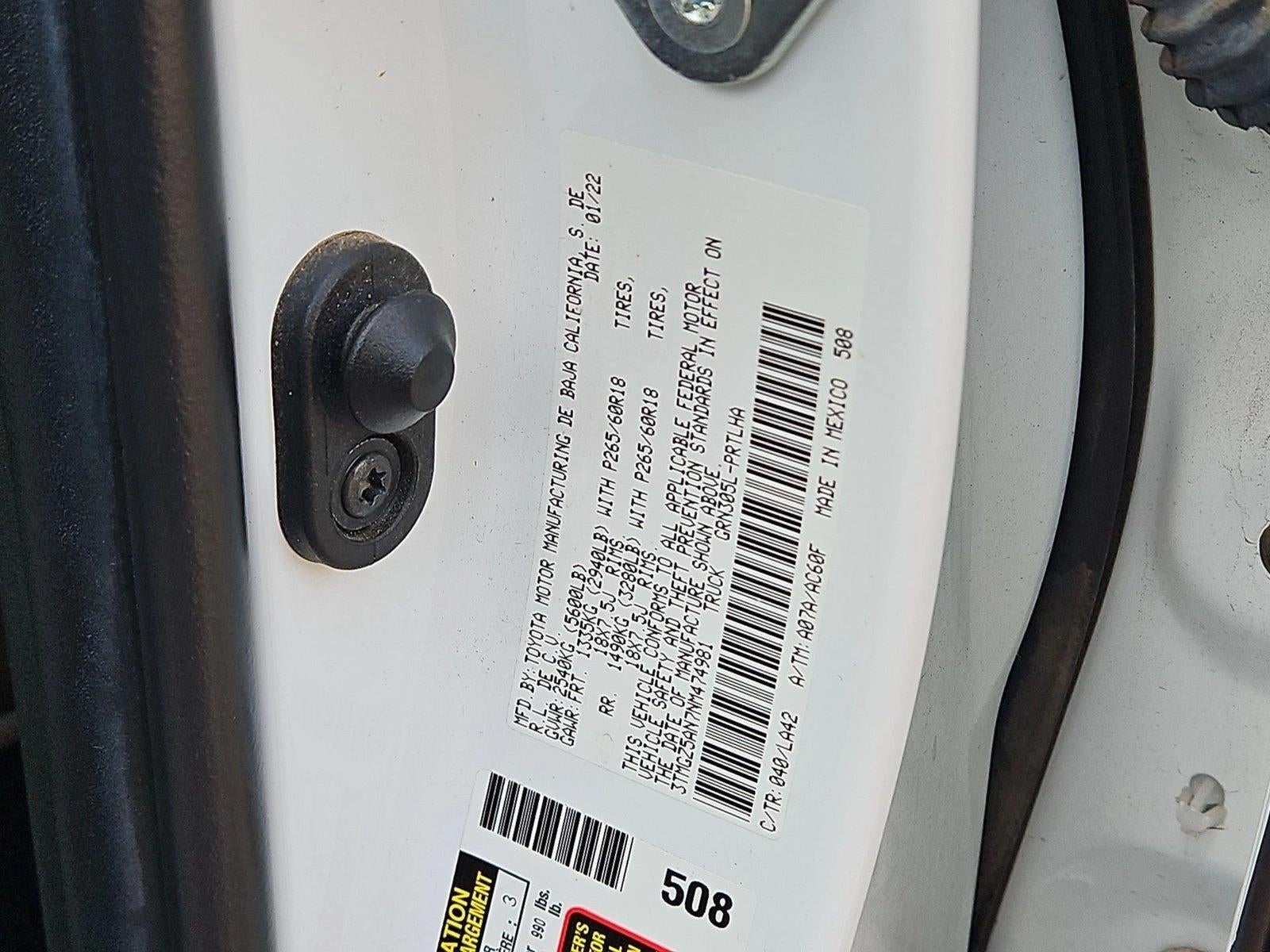 2022 Toyota Tacoma Limited