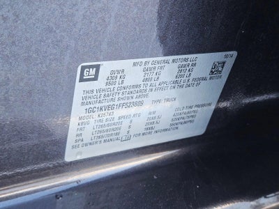 2015 Chevrolet Silverado 2500 HD LT