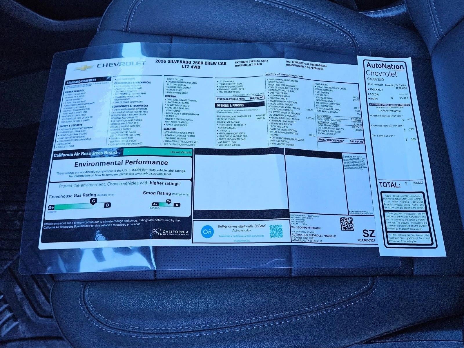 2026 Chevrolet Silverado 2500 HD LTZ