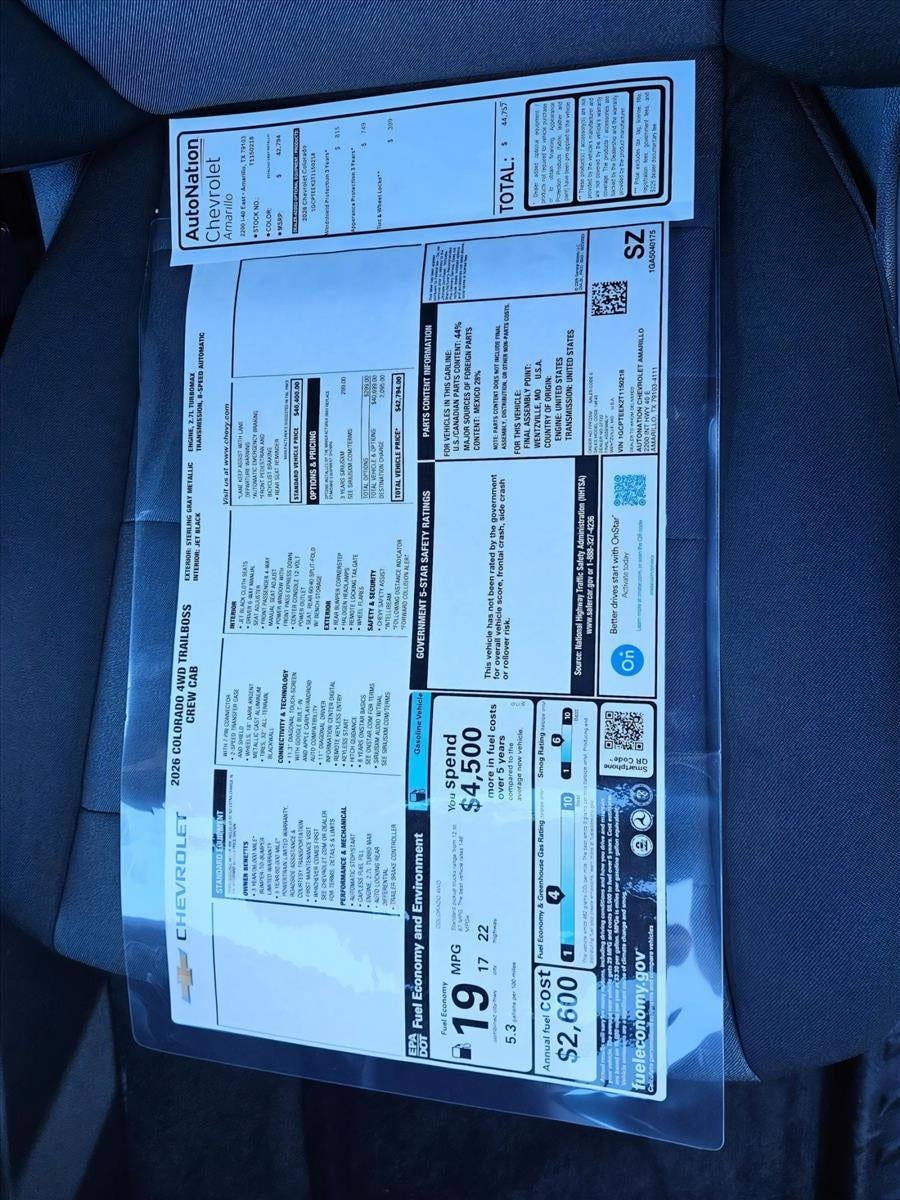 2026 Chevrolet Colorado Trail Boss