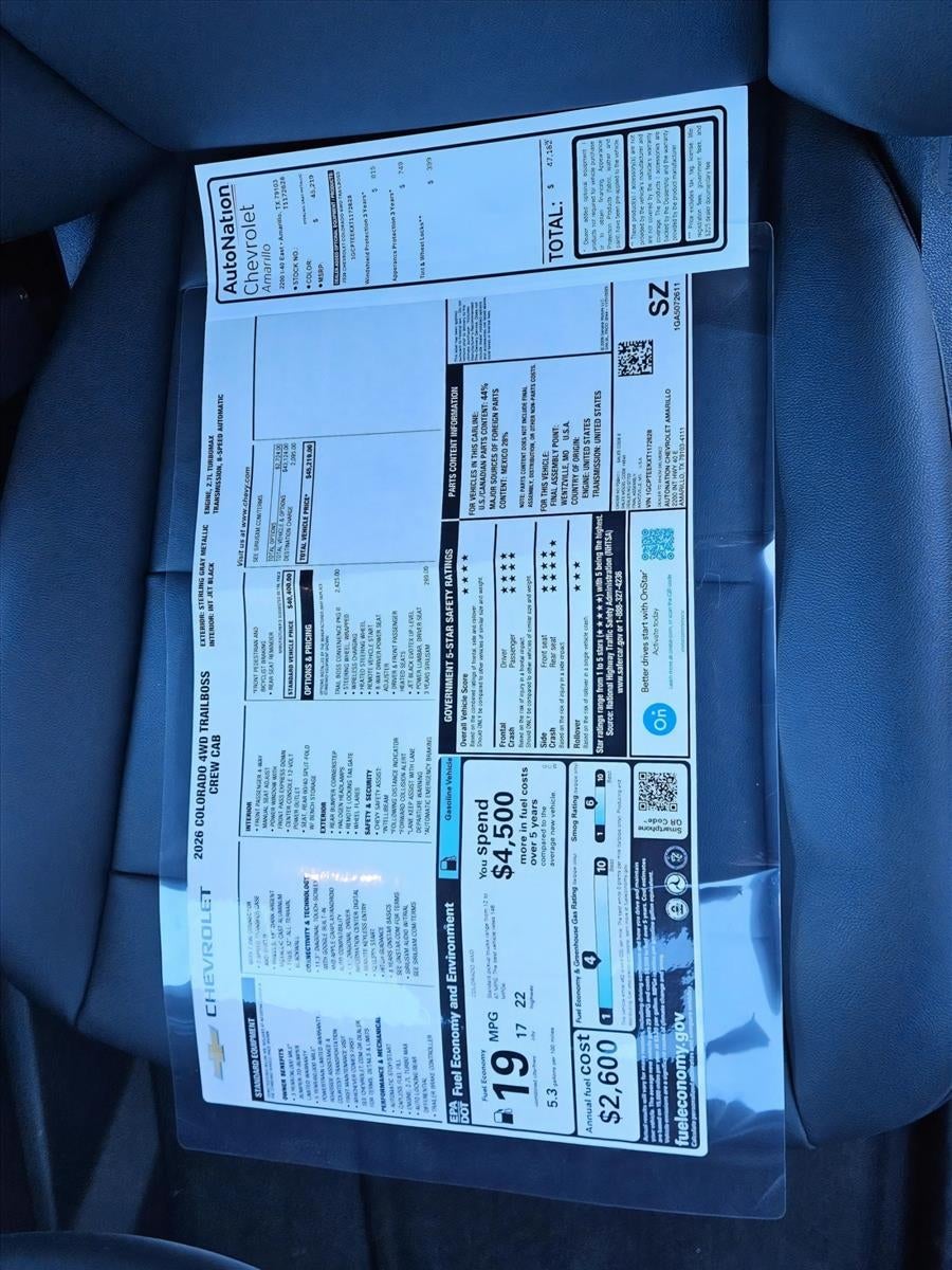 2026 Chevrolet Colorado Trail Boss