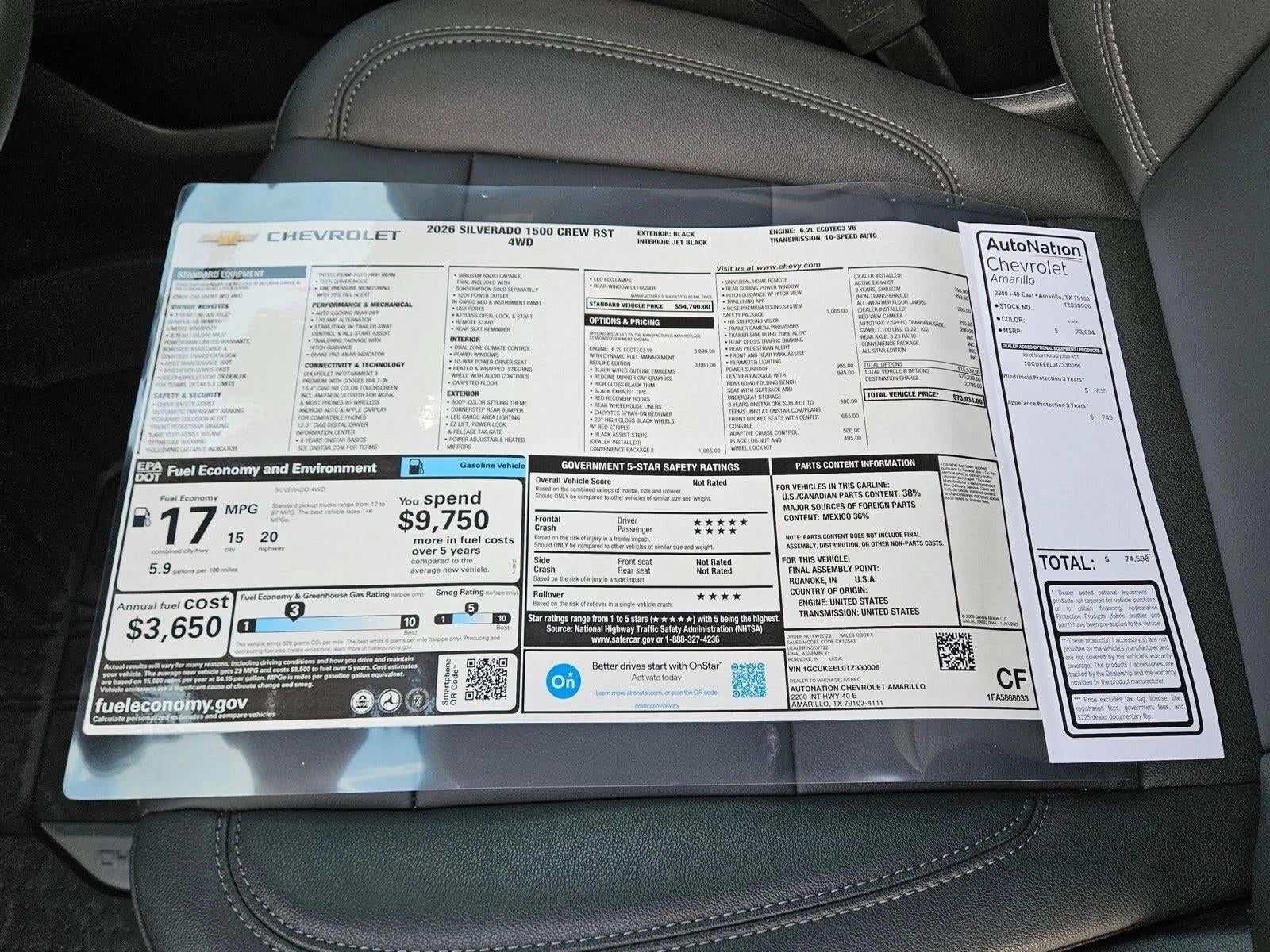 2026 Chevrolet Silverado 1500 RST