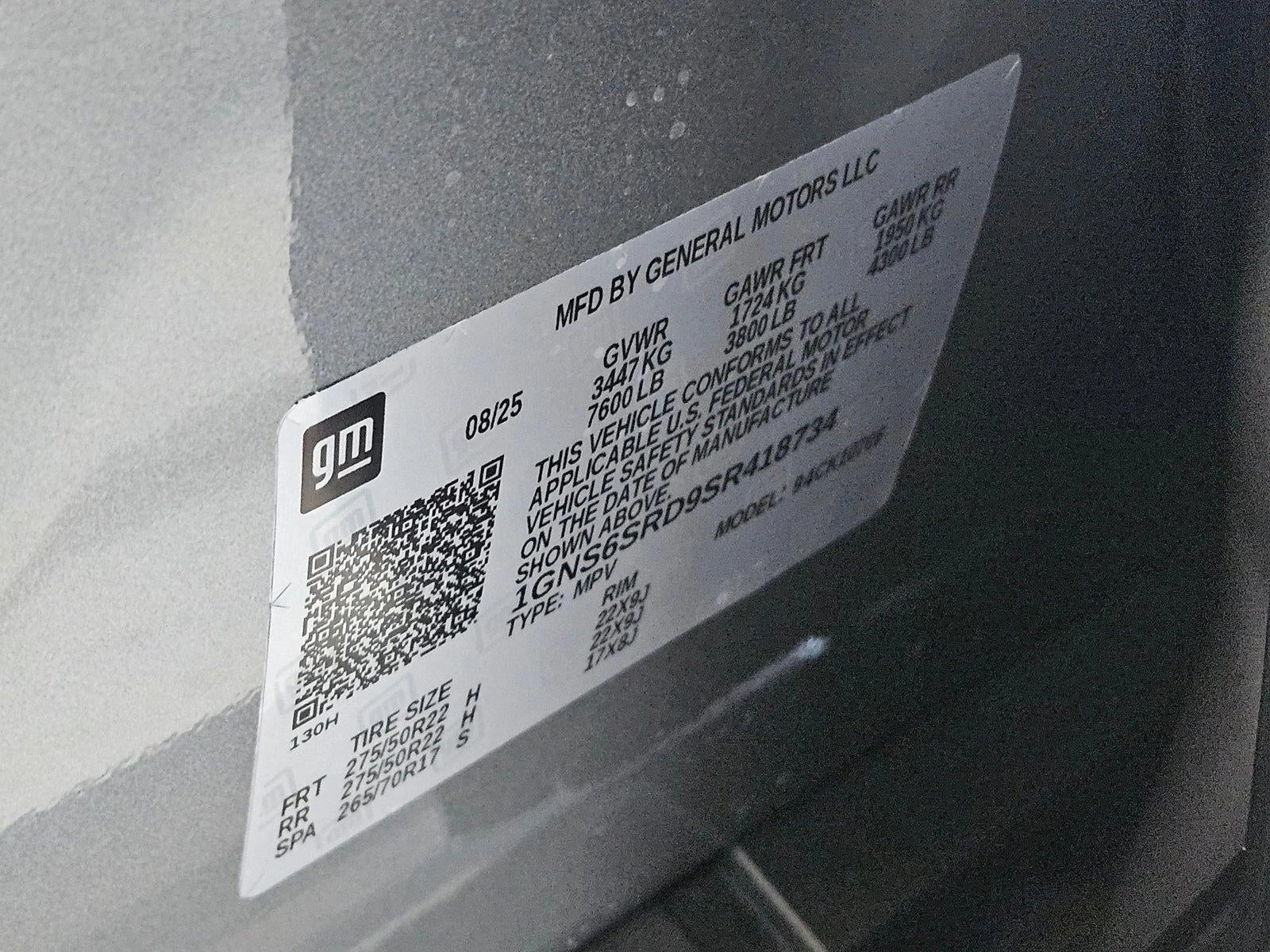 2025 Chevrolet Tahoe Premier