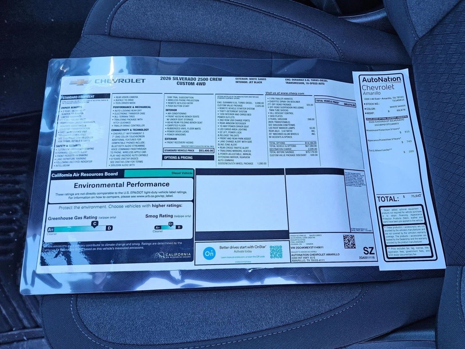 2026 Chevrolet Silverado 2500 HD Custom