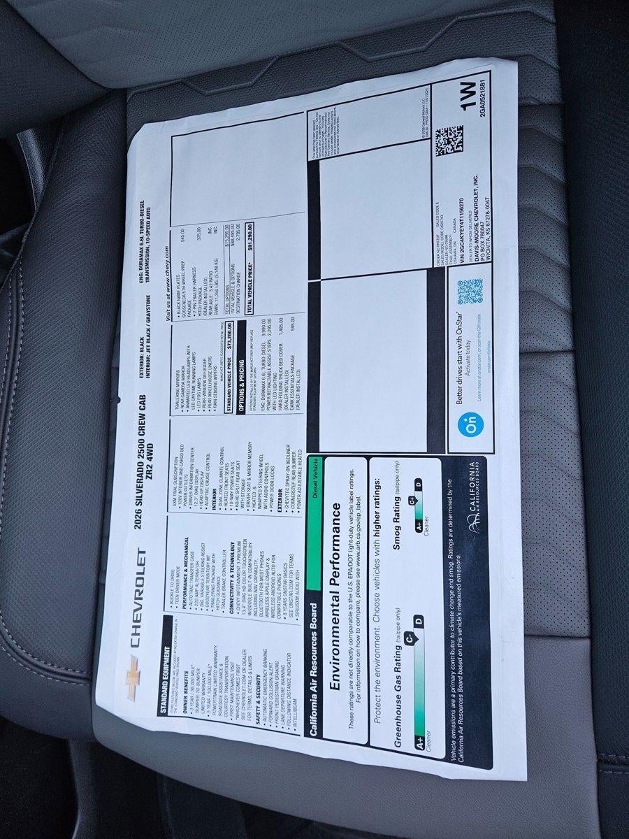 2026 Chevrolet Silverado 2500 HD ZR2