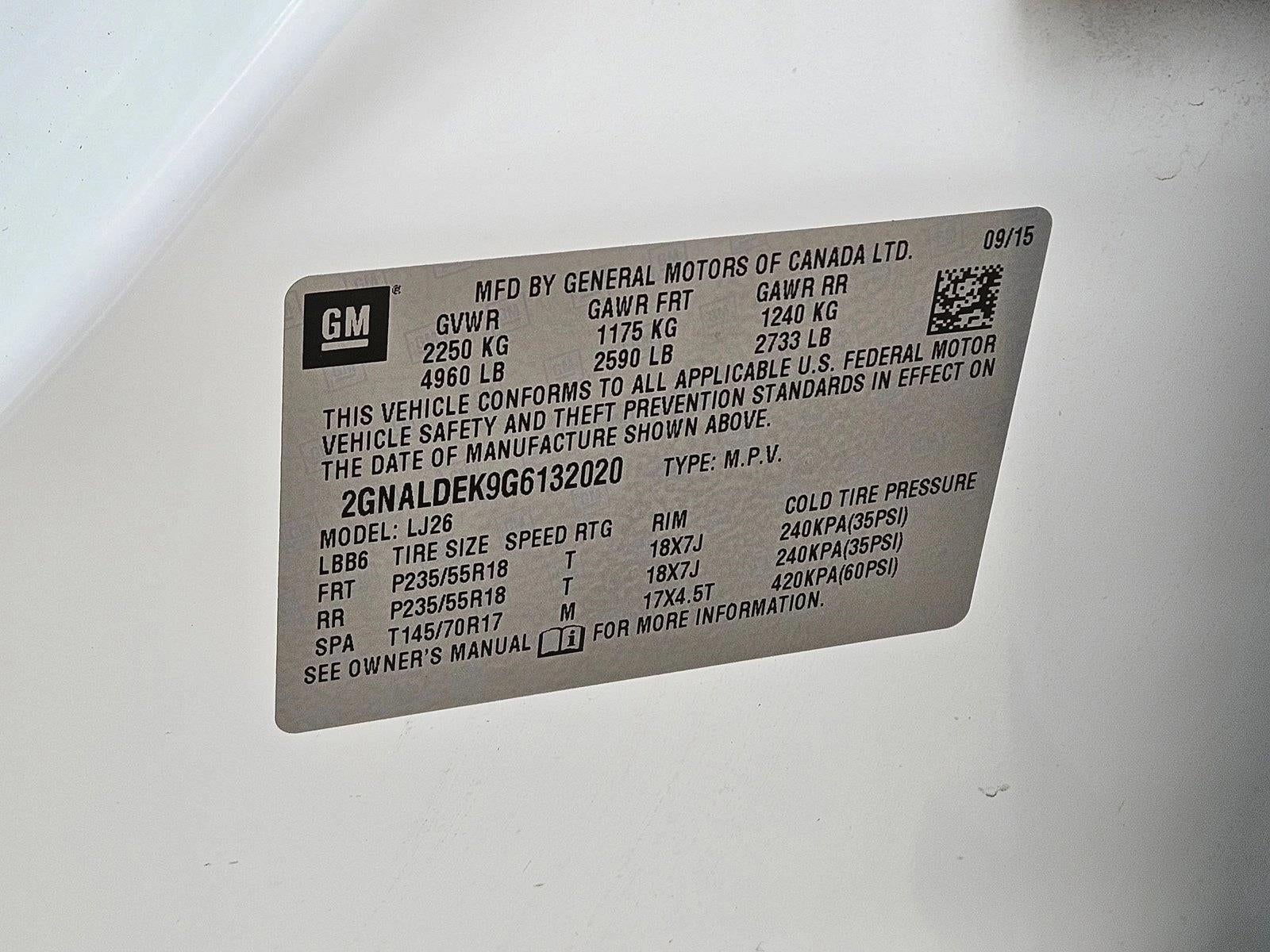 2016 Chevrolet Equinox LTZ