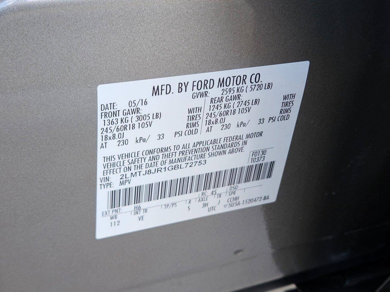 2016 Lincoln MKX Premiere