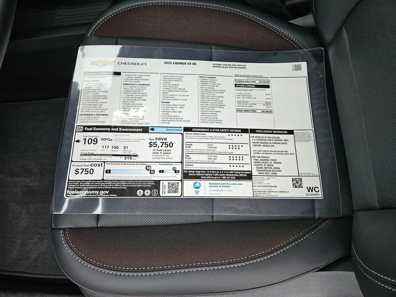 2025 Chevrolet Equinox EV RS