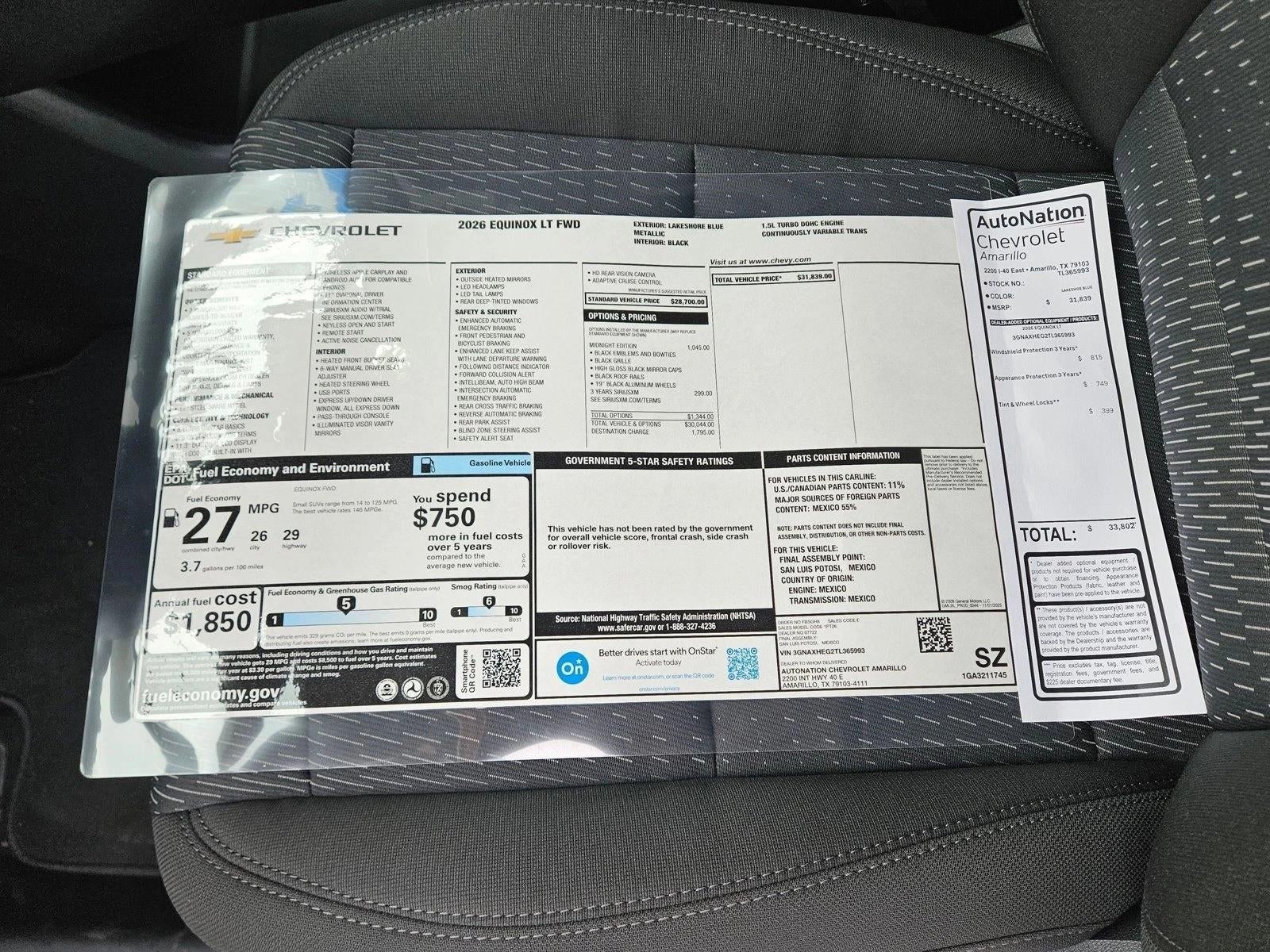 2026 Chevrolet Equinox LT