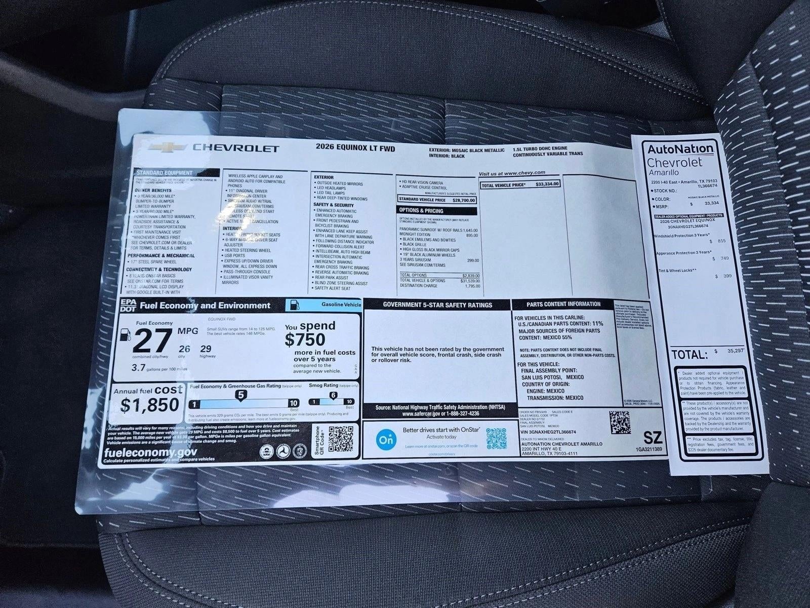 2026 Chevrolet Equinox LT