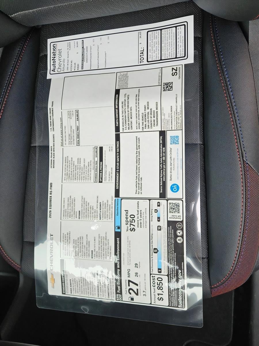 2026 Chevrolet Equinox RS