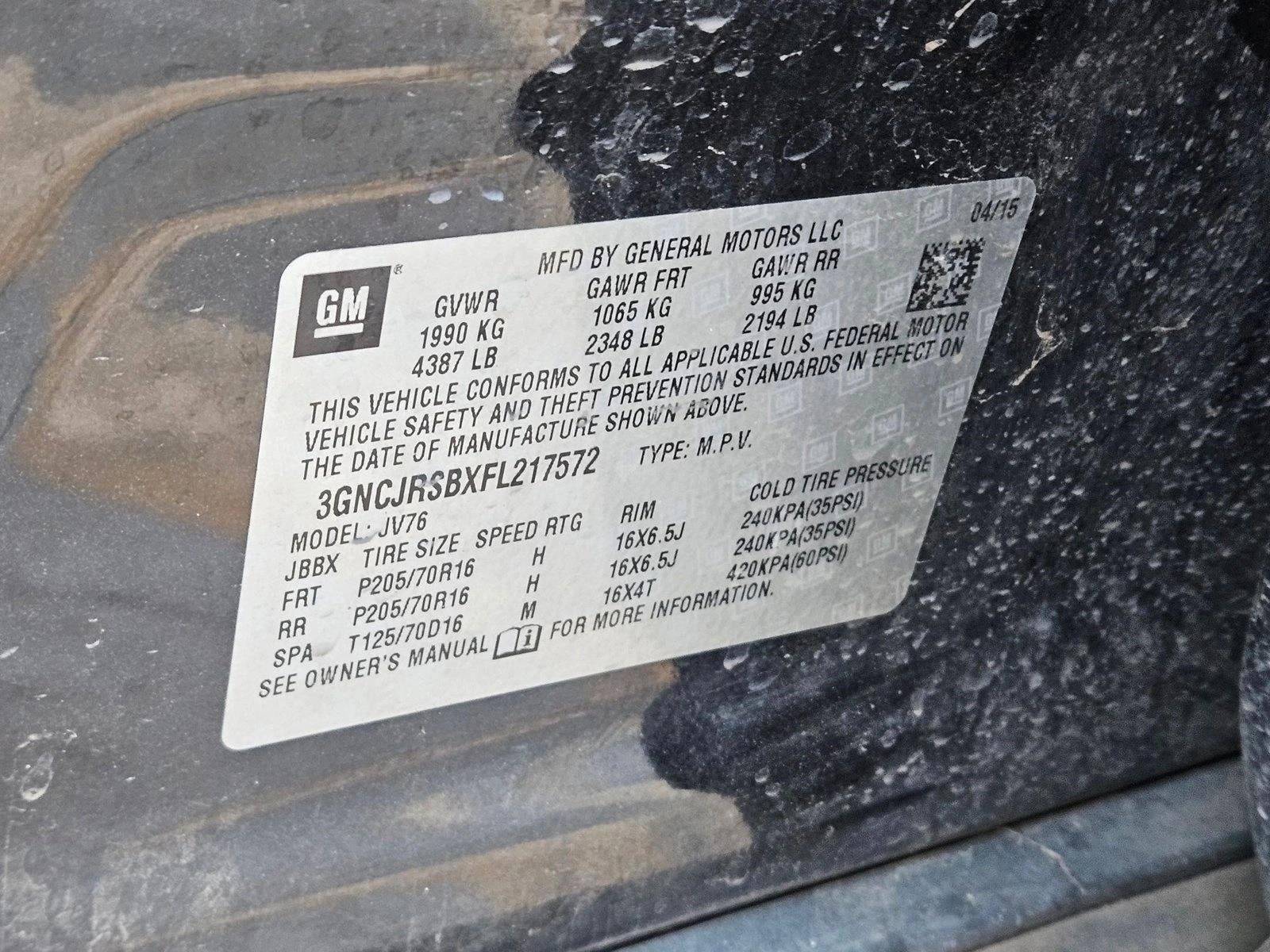 2015 Chevrolet Trax LT