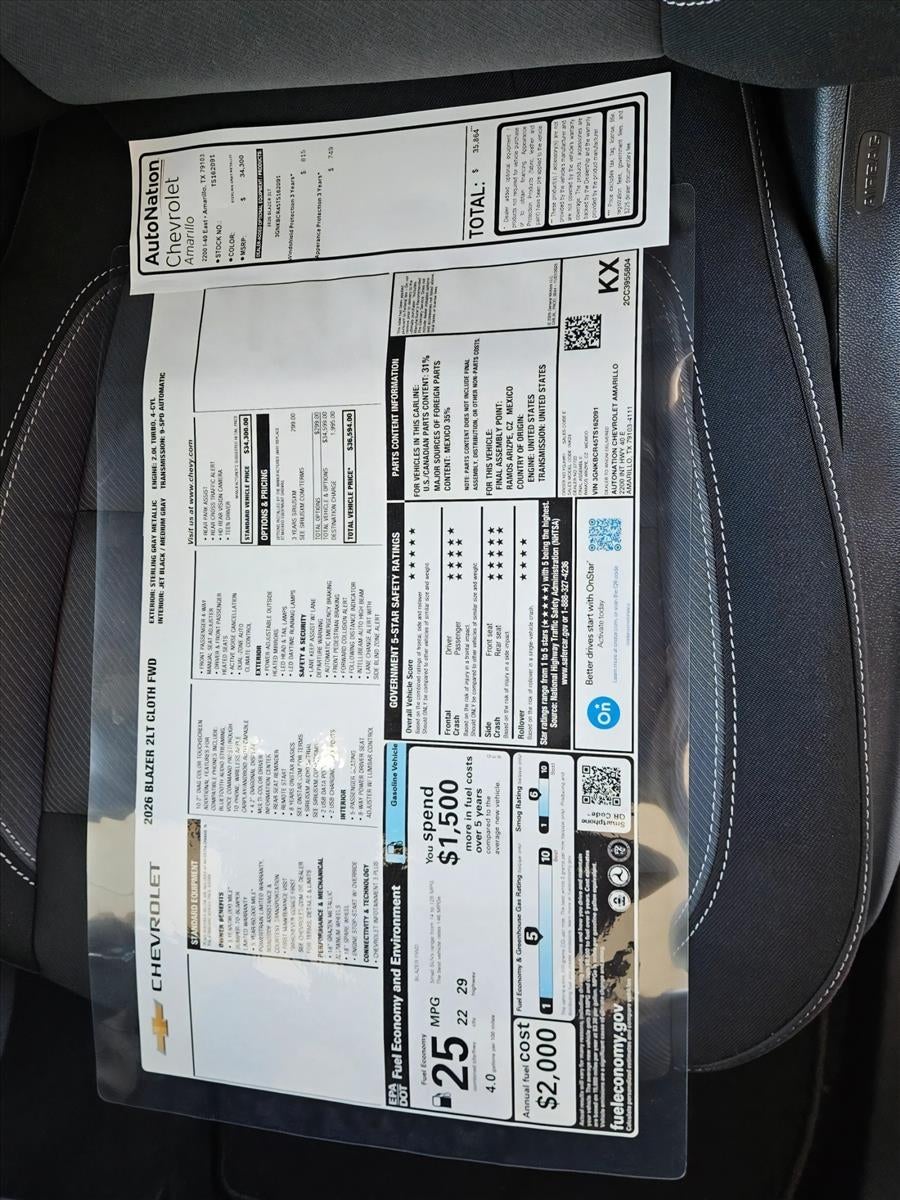 2026 Chevrolet Blazer 2LT