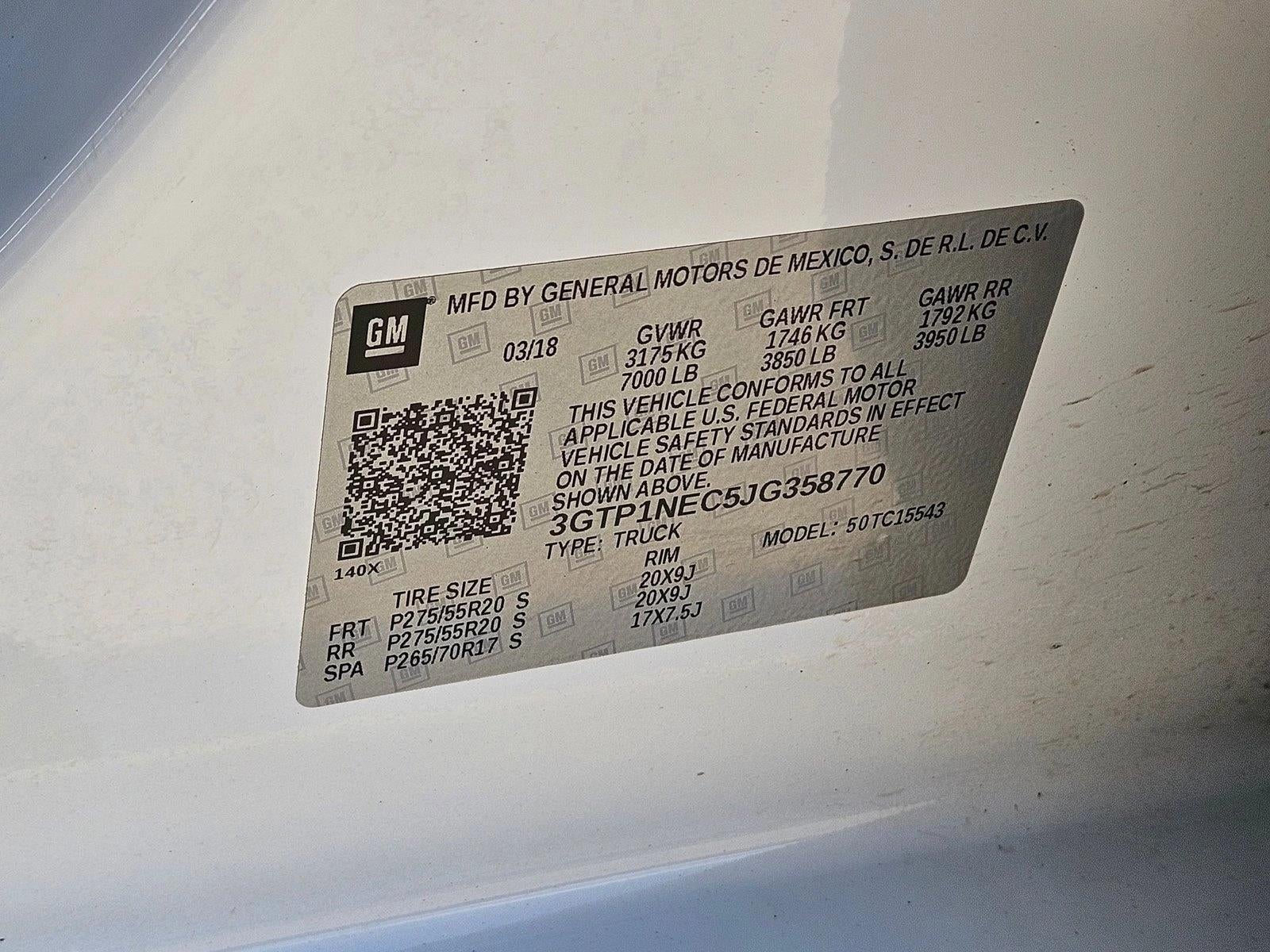 2018 GMC Sierra 1500 SLT