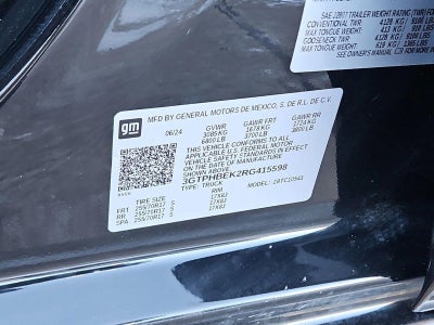 2024 GMC Sierra 1500 SLE