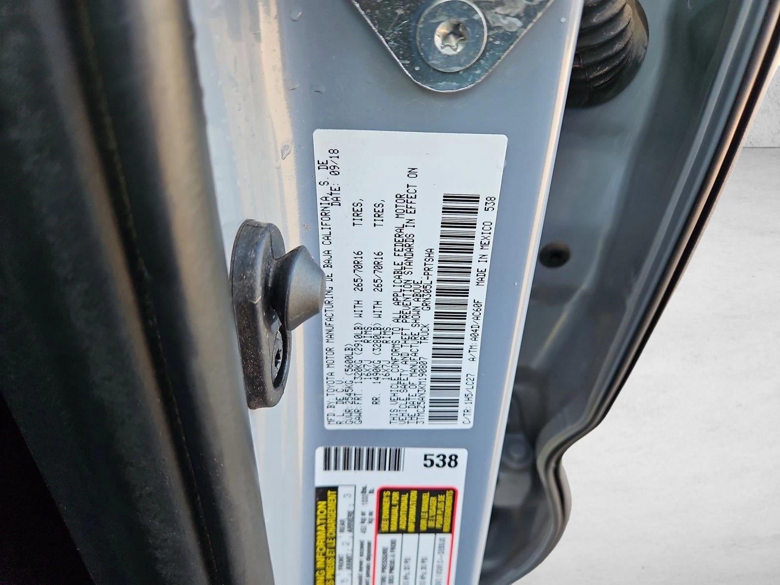 2019 Toyota Tacoma 4WD SR