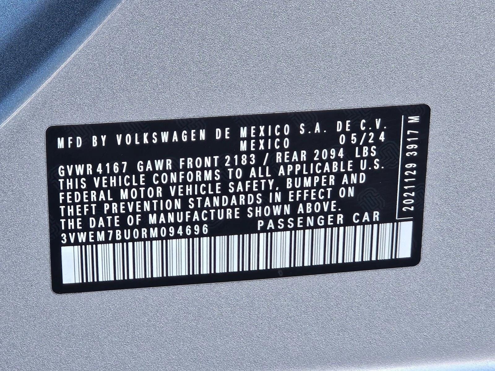 2024 Volkswagen Jetta SE