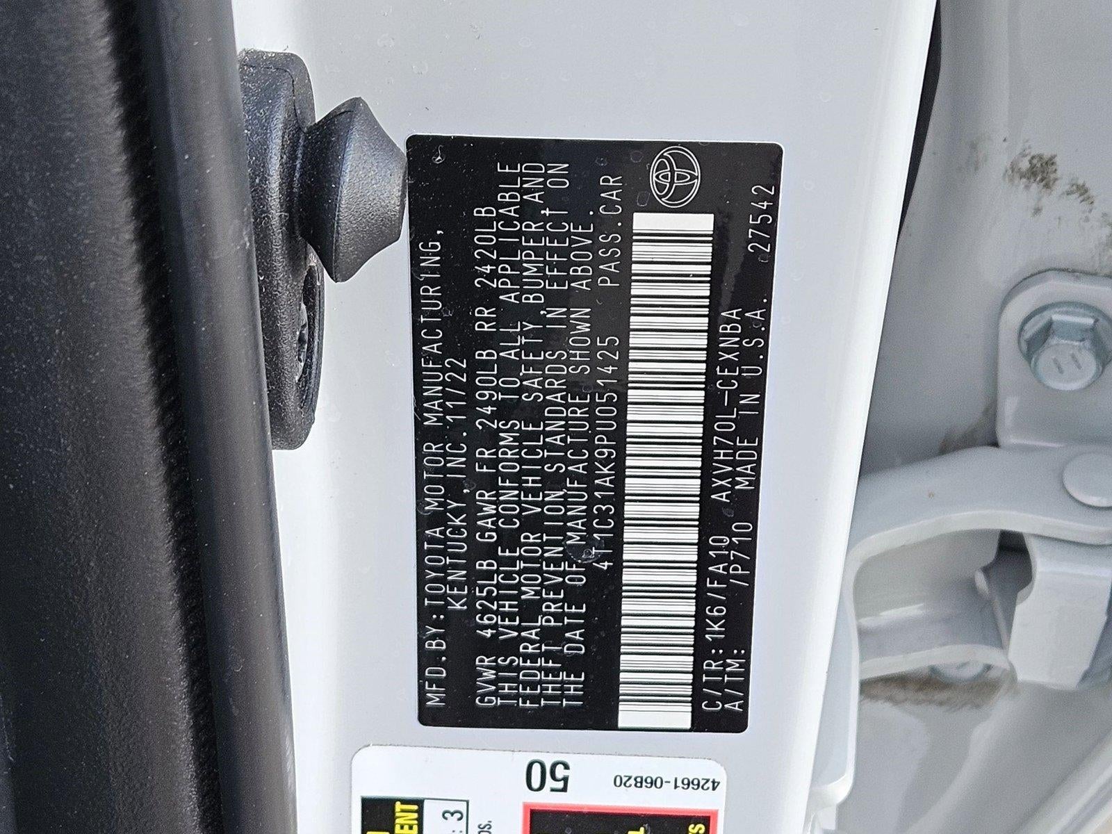 2023 Toyota Camry Hybrid LE