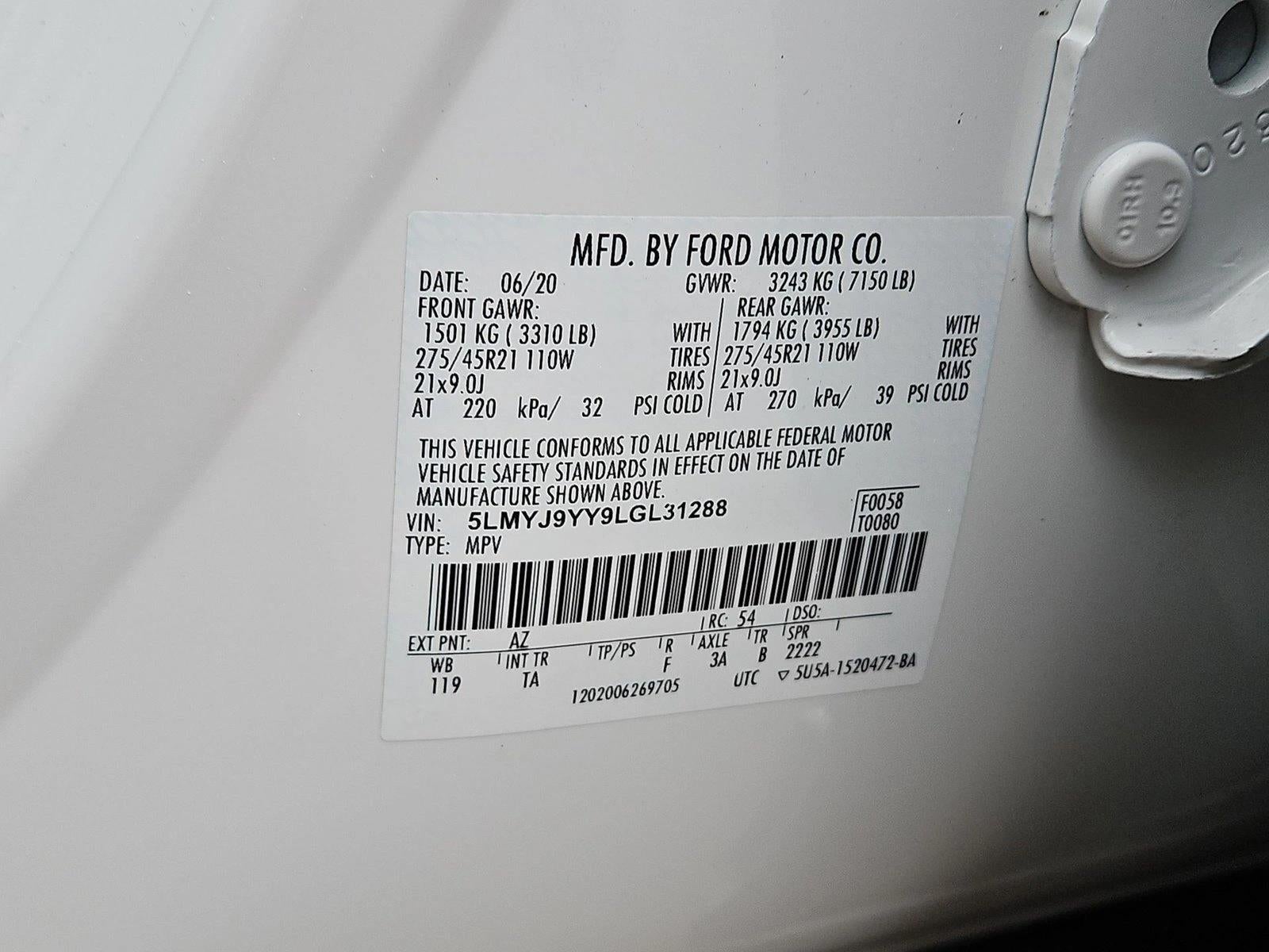 2020 Lincoln Aviator Black Label Grand Touring