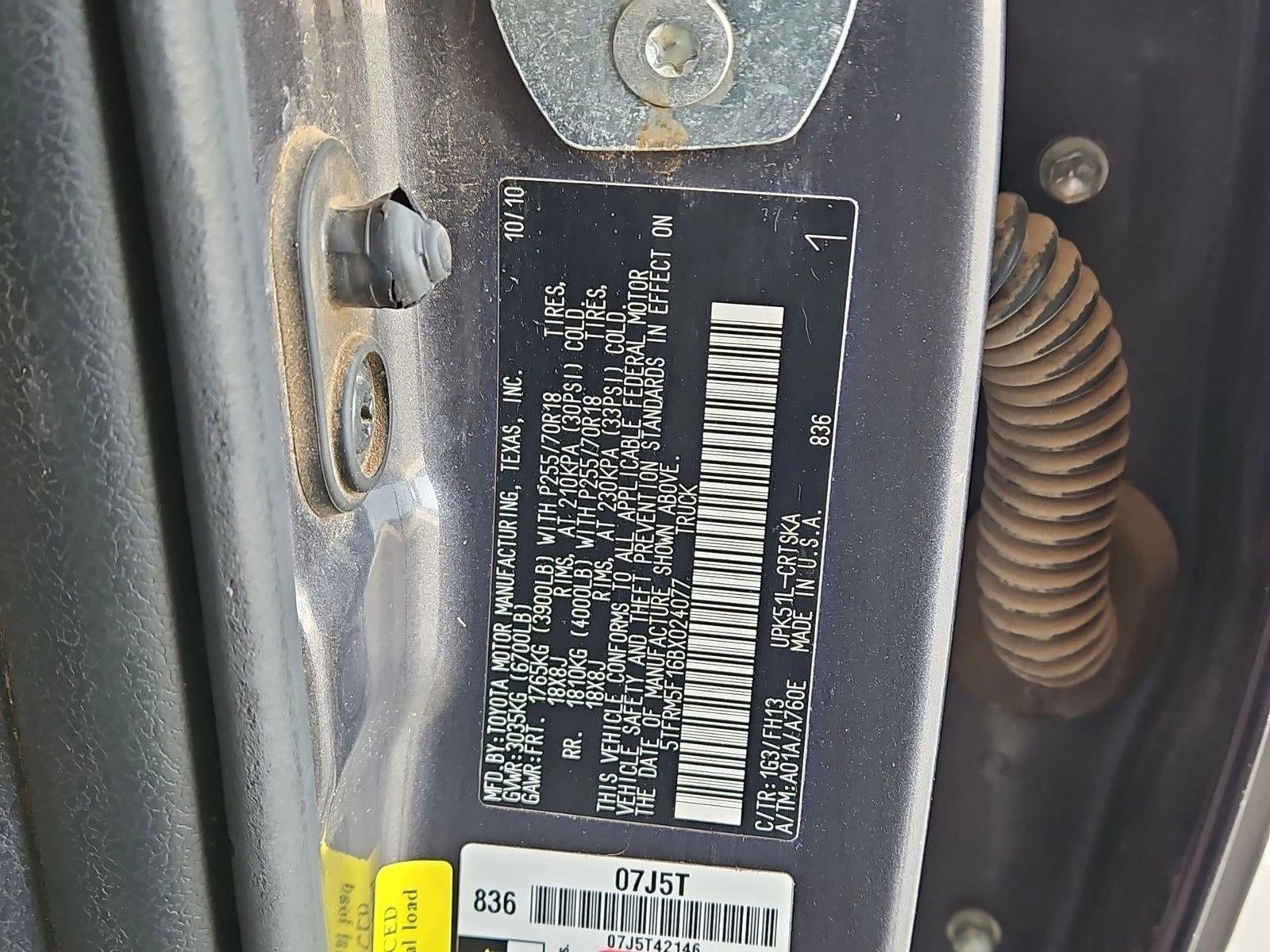 2011 Toyota Tundra 2WD Truck Base