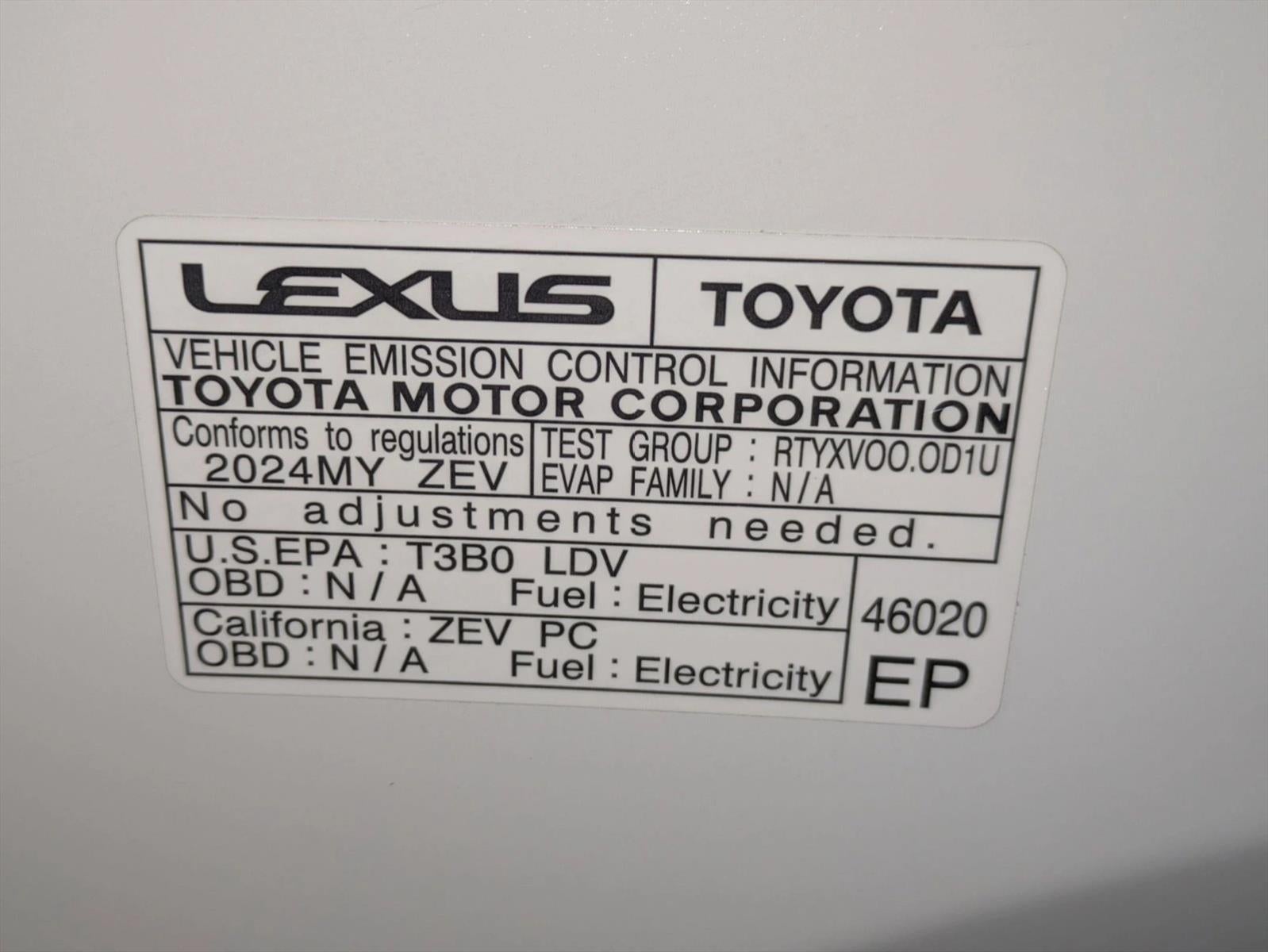 2024 Lexus RZ RZ 450e Premium