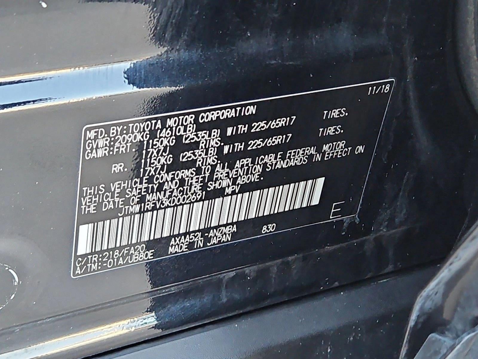 2019 Toyota RAV4 XLE