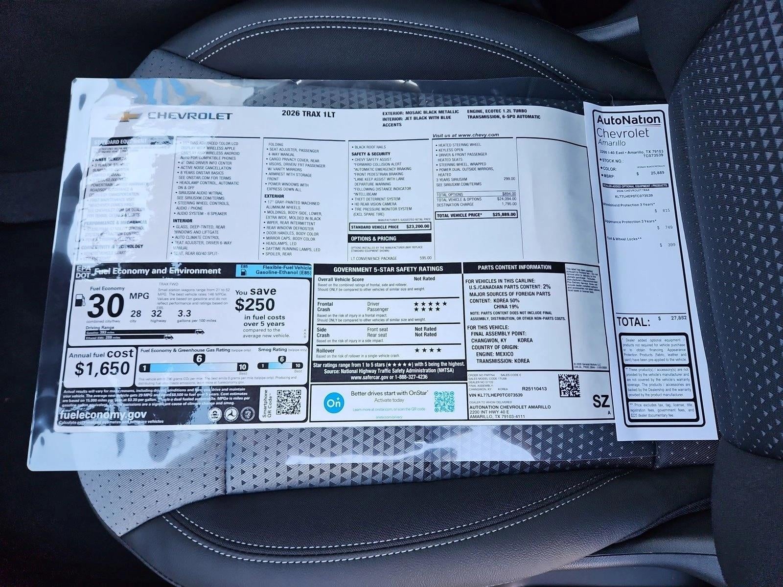 2026 Chevrolet Trax LT