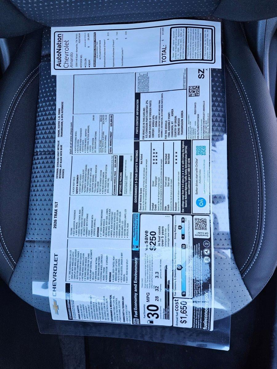 2026 Chevrolet Trax LT