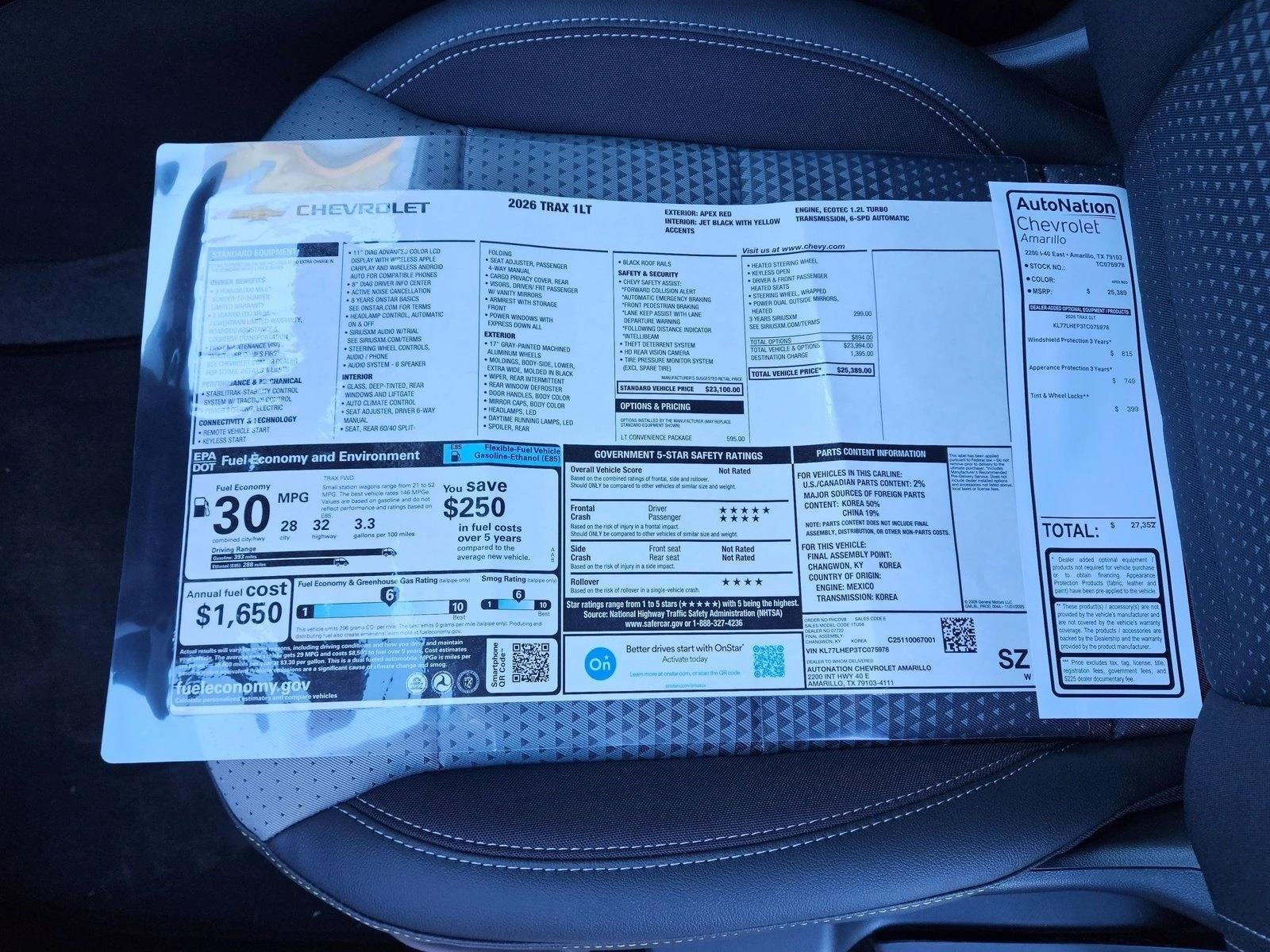 2026 Chevrolet Trax LT