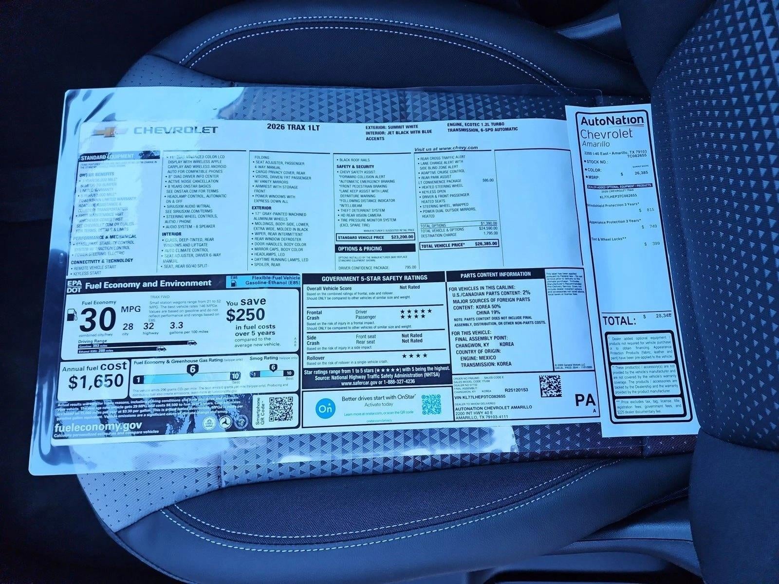 2026 Chevrolet Trax LT