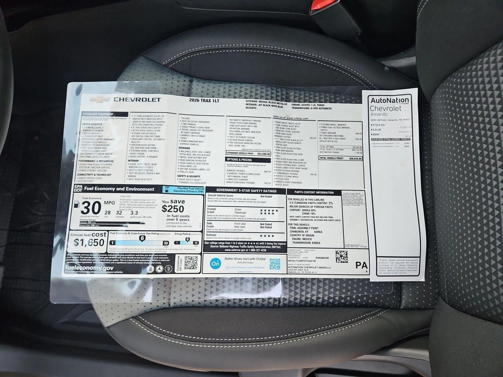 2026 Chevrolet Trax LT