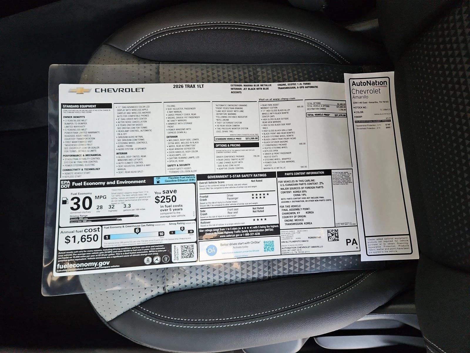 2026 Chevrolet Trax LT