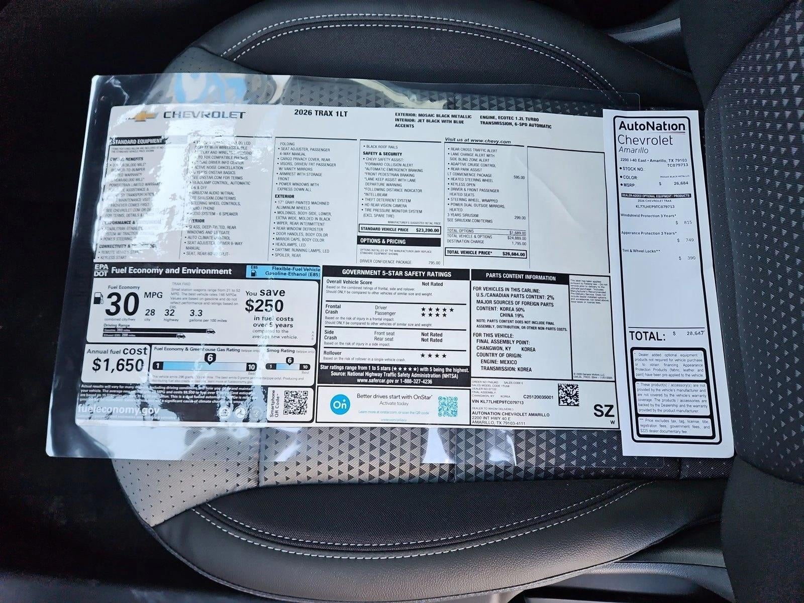 2026 Chevrolet Trax LT